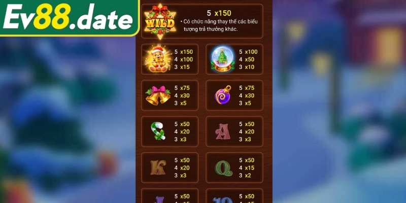 Biểu tượng Scatter và Vòng miễn phí Đại Tiệc Bánh Gừng EV88