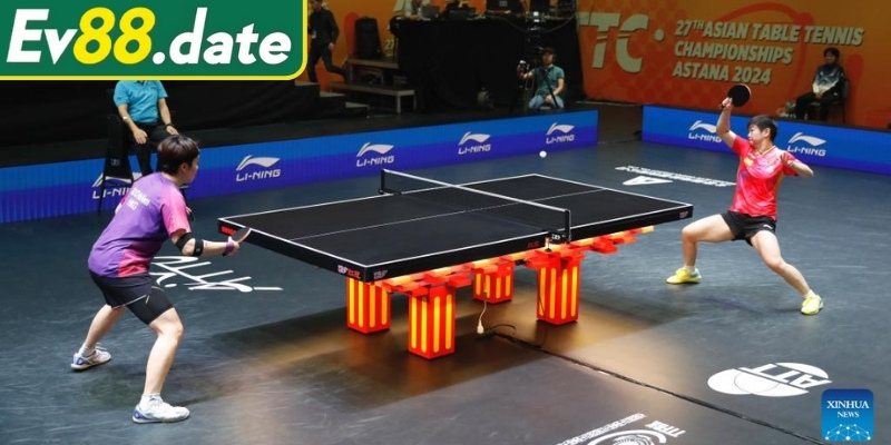 Luật chơi bóng bàn EV88 và quy trình đổi giao bóng