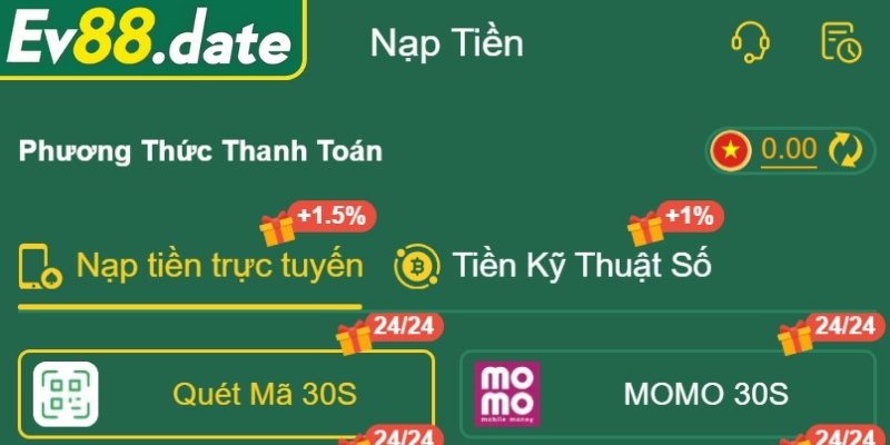 Tại sao nạp tiền EV88 lại quan trọng